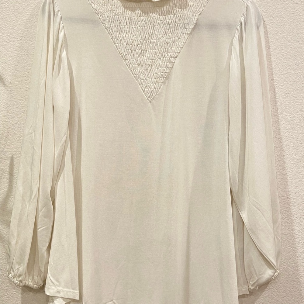 Elegant White Women's Top
